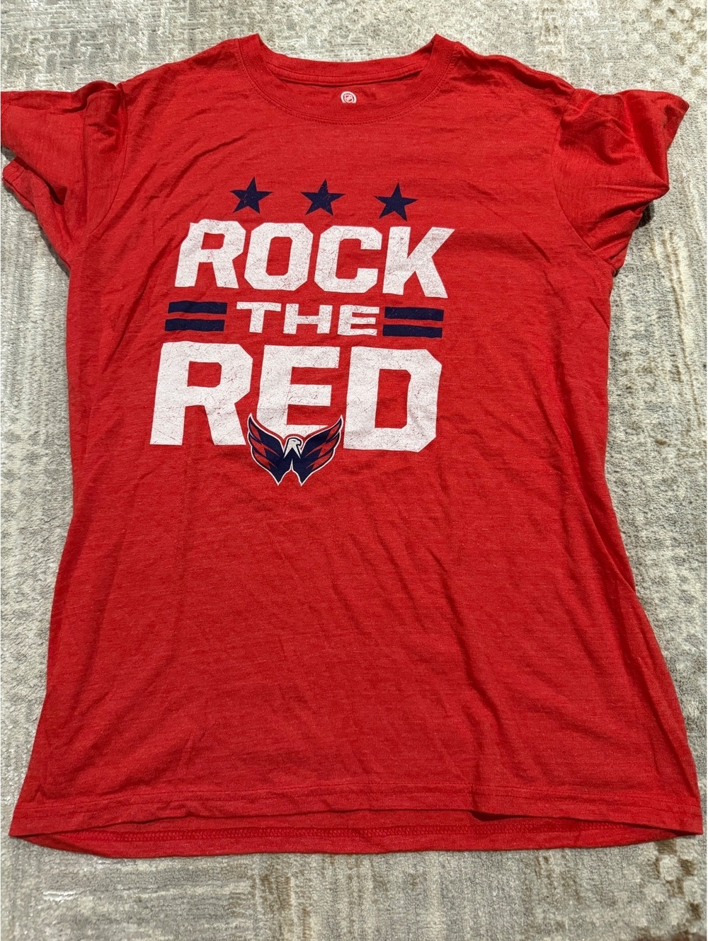 Fanatics NHL Washington Capitals Rock The Red Women's T-Shirt Medium